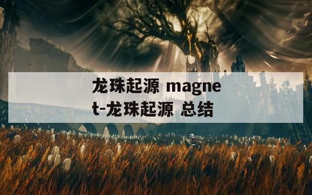 龙珠起源 magnet-龙珠起源 总结