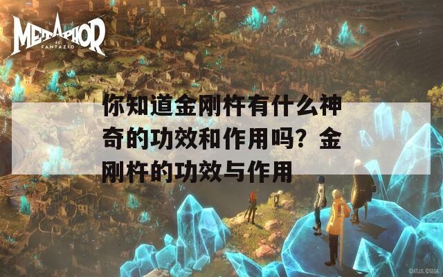 你知道金刚杵有什么神奇的功效和作用吗？金刚杵的功效与作用