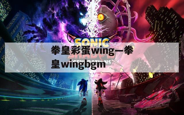 拳皇彩蛋wing—拳皇wingbgm