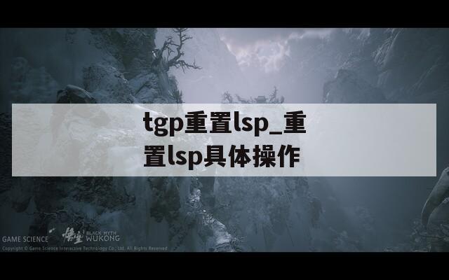 tgp重置lsp_重置lsp具体操作