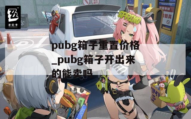 pubg箱子重置价格_pubg箱子开出来的能卖吗