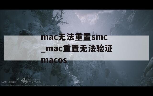 mac无法重置smc_mac重置无法验证macos