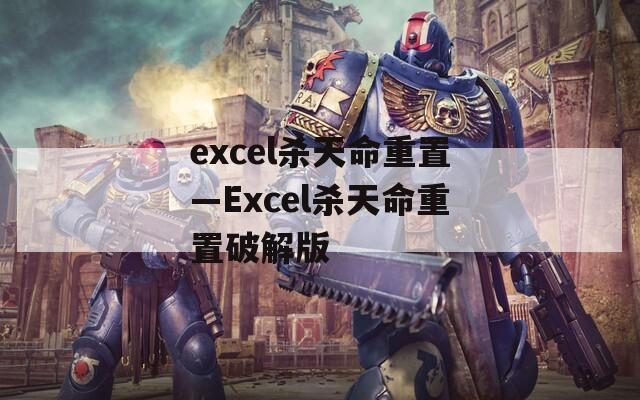 excel杀天命重置—Excel杀天命重置破解版