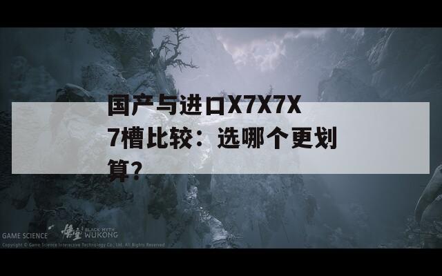 国产与进口X7X7X7槽比较：选哪个更划算？