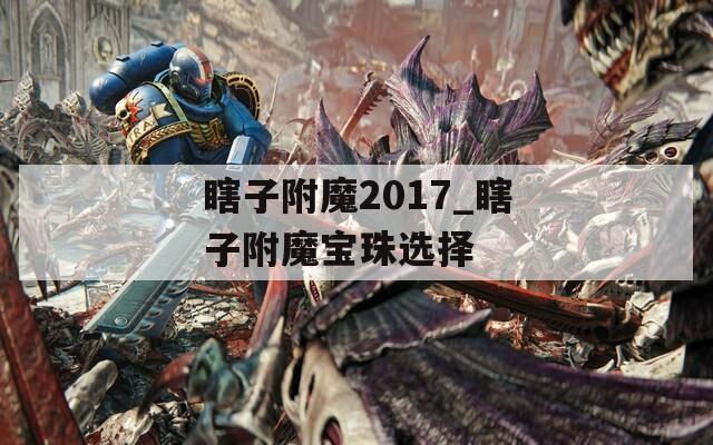 瞎子附魔2017_瞎子附魔宝珠选择